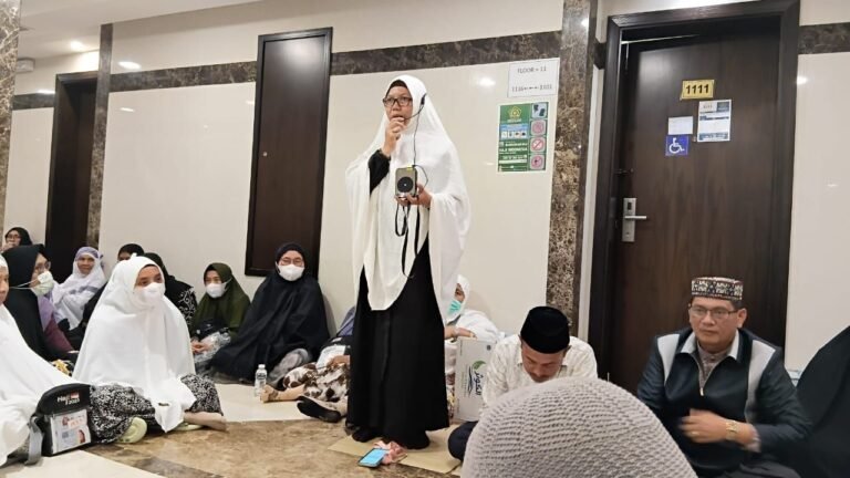 Jelang Puncak Haji 1446 H, Jemaah Kloter 10 KNO Gelar Pemantapan Bimbingan Manasik