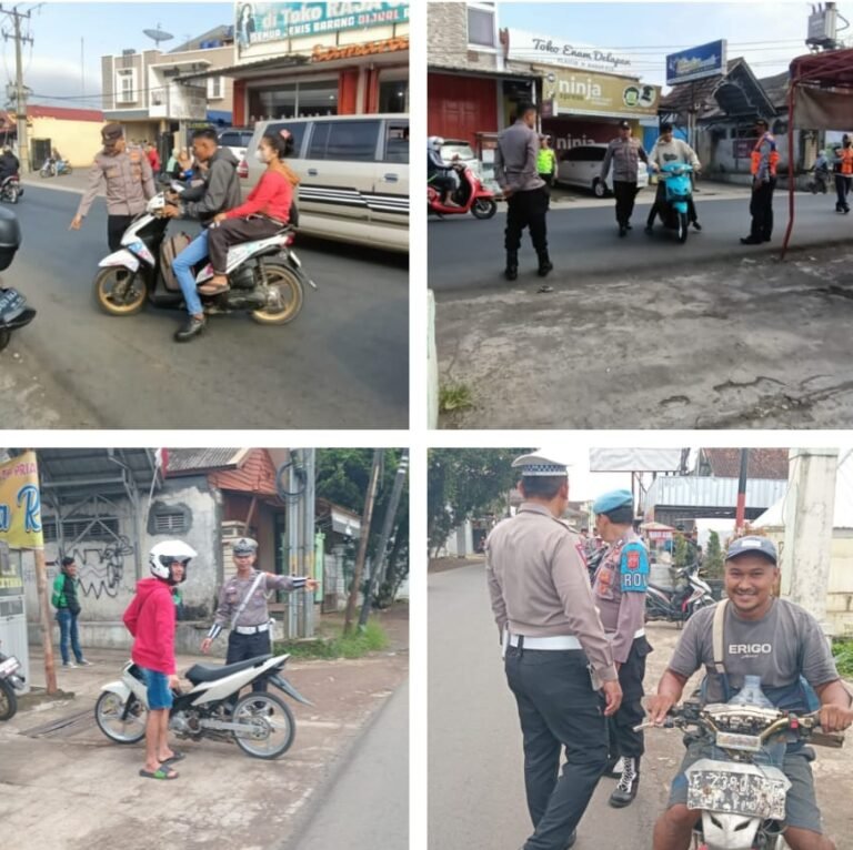 Polsek Samarang Gelar Operasi Dan Tertibkan Knalpot Tidak Sesuai Spesifikasi Teknis.