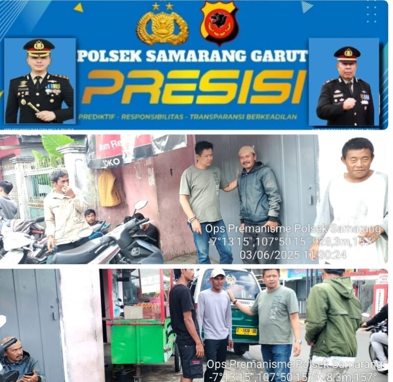 Tidak Mengenal Lelah, Polsek Samarang Lakukan OPS Premanisme Dan Parkir Liar dengan Modus Kencleng.