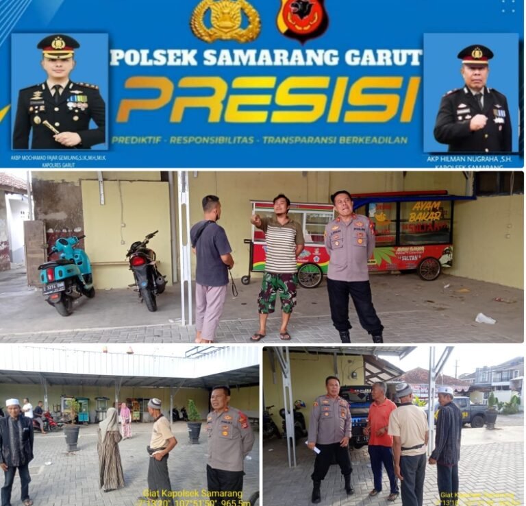 Dalam Rangka Cooling System Menciptakan Suasana Kondusifitas Di Wilkum Polsek Samarang.