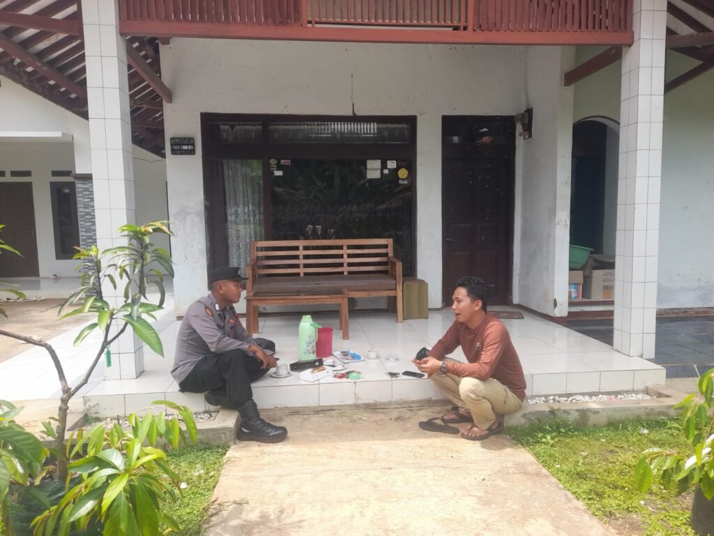 Perkuat Sinergitas, Polsek Rajadesa Polres Ciamis Koorkom Kamtibmas ke Pengusaha di Tanjungsari