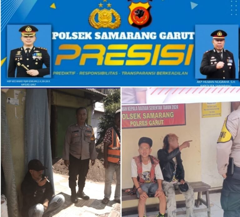 Berantas Aksi Premanisme, Polsek Samarang Bersama Personil Razia Parkir Liar dan Retribusi Ilegal.