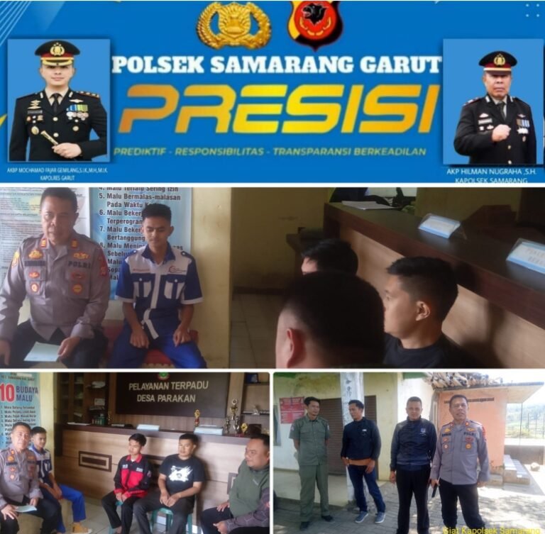 Polsek Samarang Giat Beyond Presisi Tw 1, Dalka Cooling System’ Menciptakan Suasana Yang Kondusif