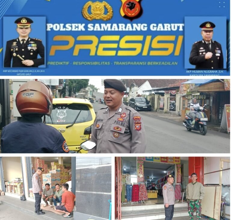 Polsek Samarang Laksanakan Patroli KRYD Siang, Wujud Kepedulian Polri Dalam Menjaga Keamanan Warga.