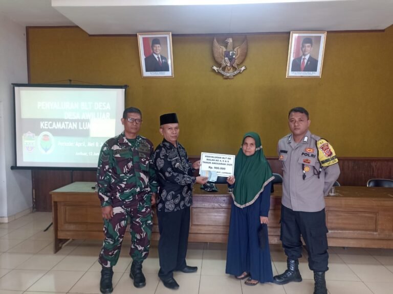 Kabar Gembira! BLT Dana Desa 2025 Cair di Desa Awiluar, Ringankan Beban KPM