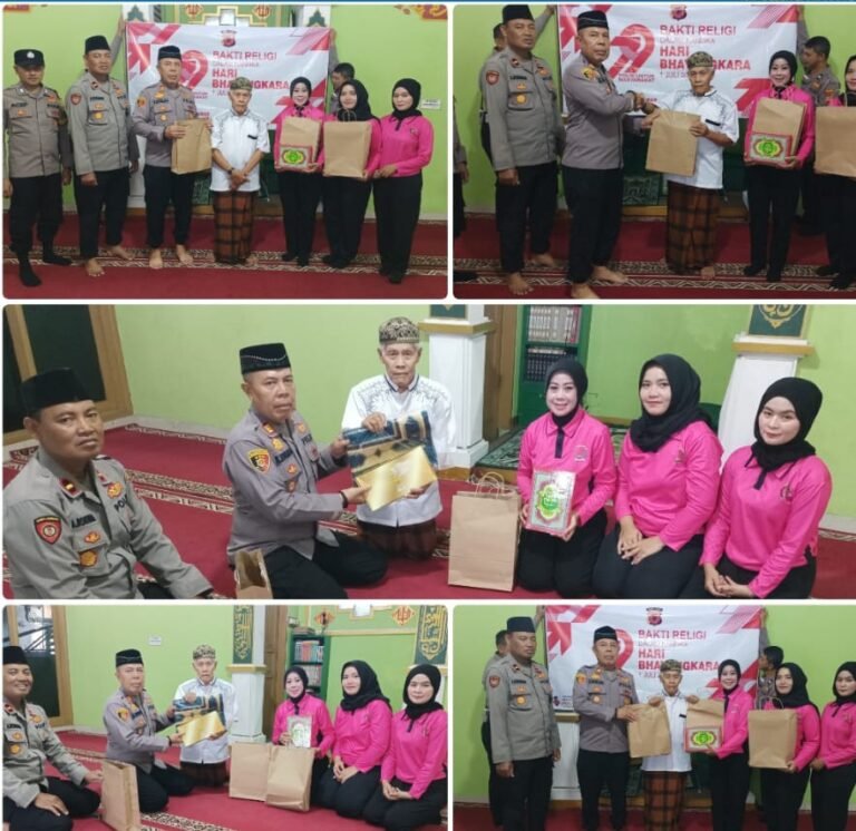 Giat Pembinaan Sekaligus Sambut Hari Bhayangkara Ke 79 Tahun 2025 Tingkat Polsek Samarang.