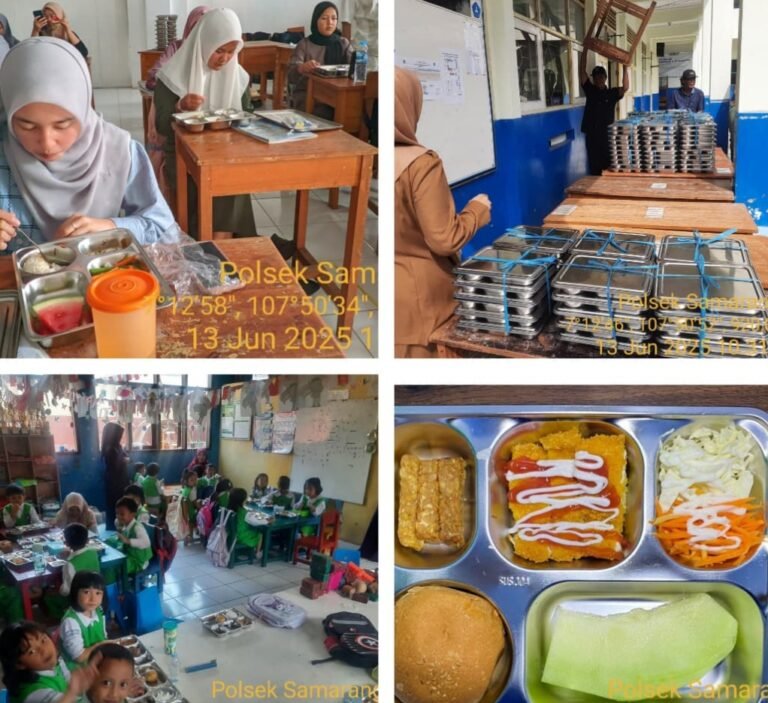 Dukung Gizi Anak Lewat Program Makan Bergizi Gratis, Kapolsek Samarang Tekankan Pentingnya Nutrisi untuk Prestasi.