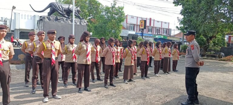 Polsek Banjarsari Gelar Pembinaan Saka Bhayangkara, Cetak Generasi Muda Peduli Kamtibmas