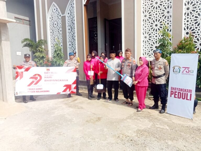 Polsek Malangbong Gelar Bhakti Religi Sambut HUT Bhayangkara ke-79