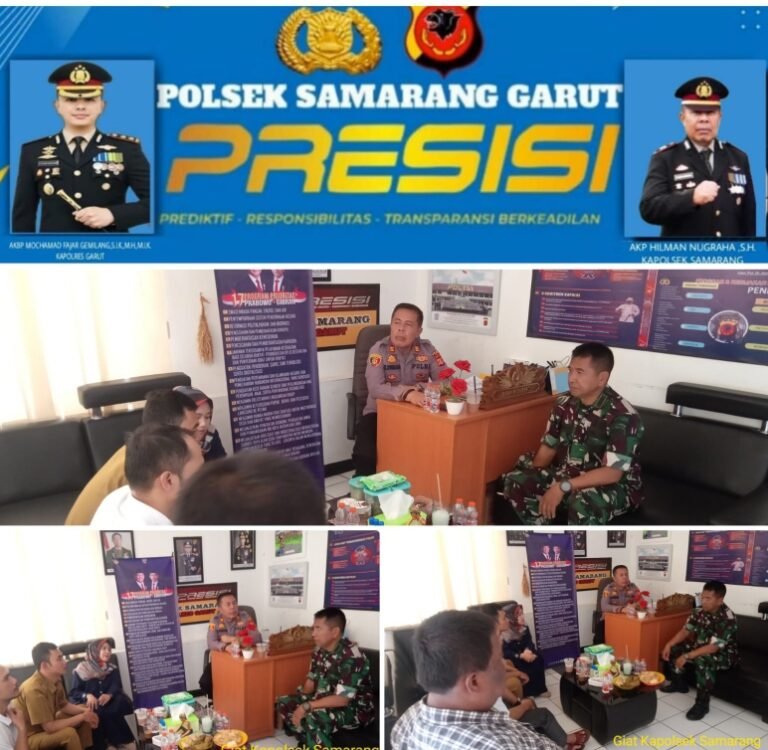 Bersinergi Polsek Samarang Bersama Kepala Sekolah SDN 1 dan 2 Samarang, Dalka Giat Cooling System.