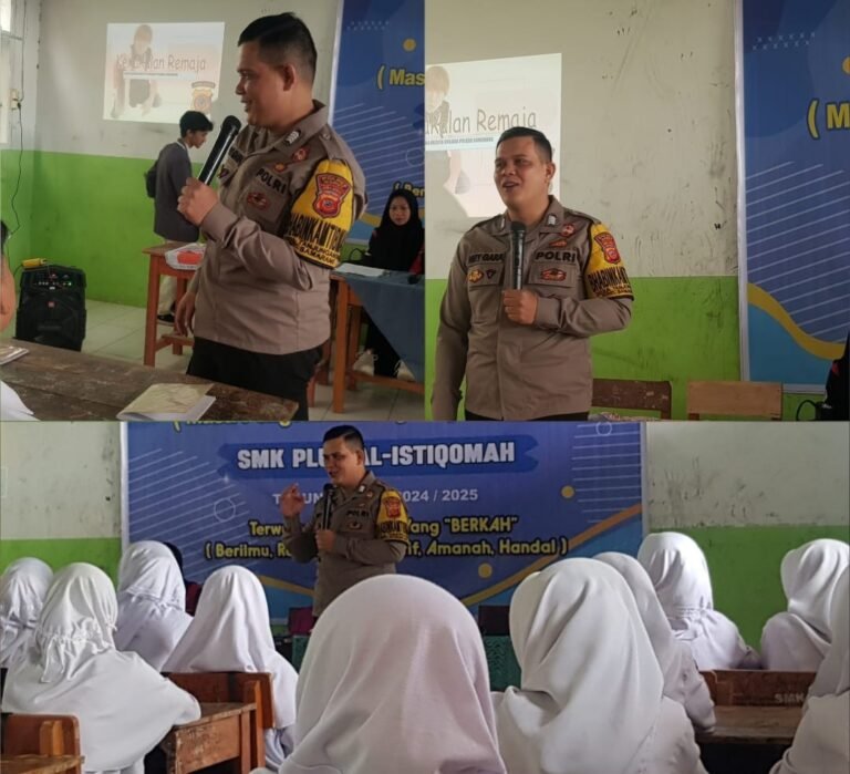 Polsek Samarang Samarang Lakukan Patroli Edukasi Tentang Surat Edaran Gubernur Jawa Barat.