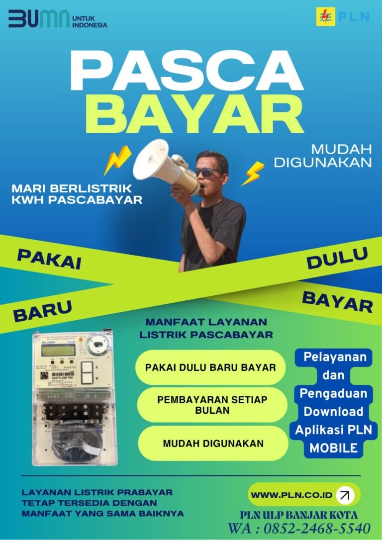 Bagi Pelanggan Baru, KWH Pasca Bayar Hadir Kembali