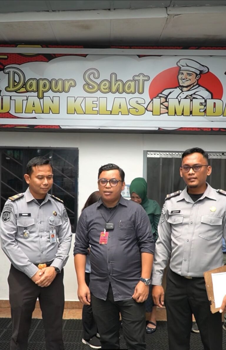 Dinas Kesehatan Lakukan Survei Dapur Sehat Rutan Kelas I Medan