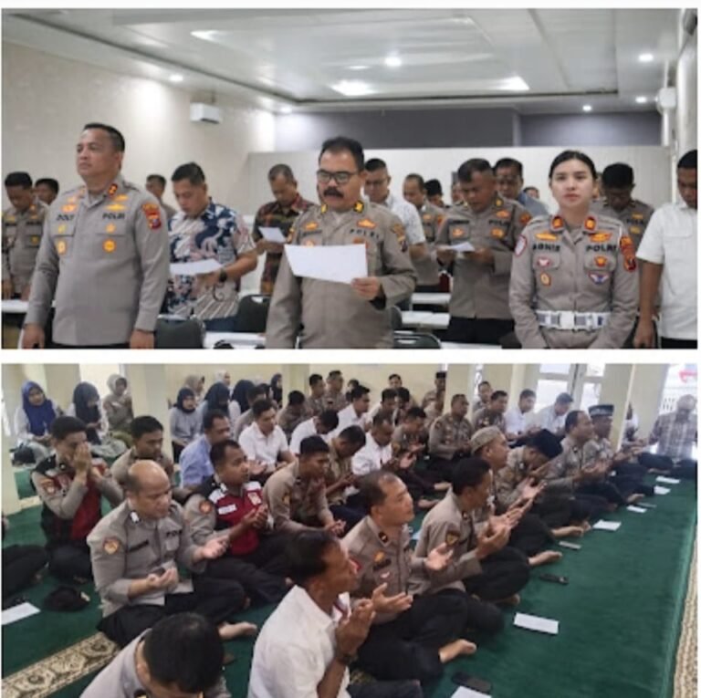 Bravo Hari Bhayangkara ke-79 Polres Batu Bara Doa dan Zikir Bersama