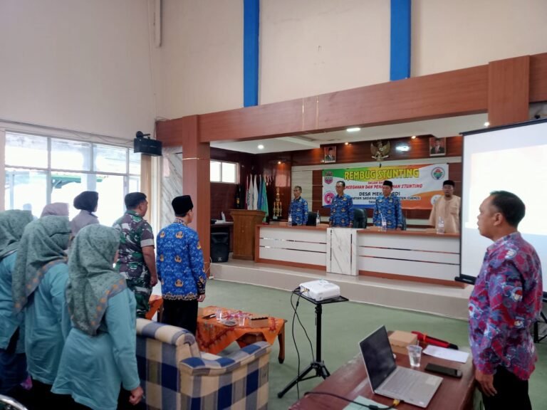 Bhabinkamtibmas Hadiri Rembug Stunting di Mekarjadi, Wujud Sinergi Polri Dukung Kesejahteraan Warga