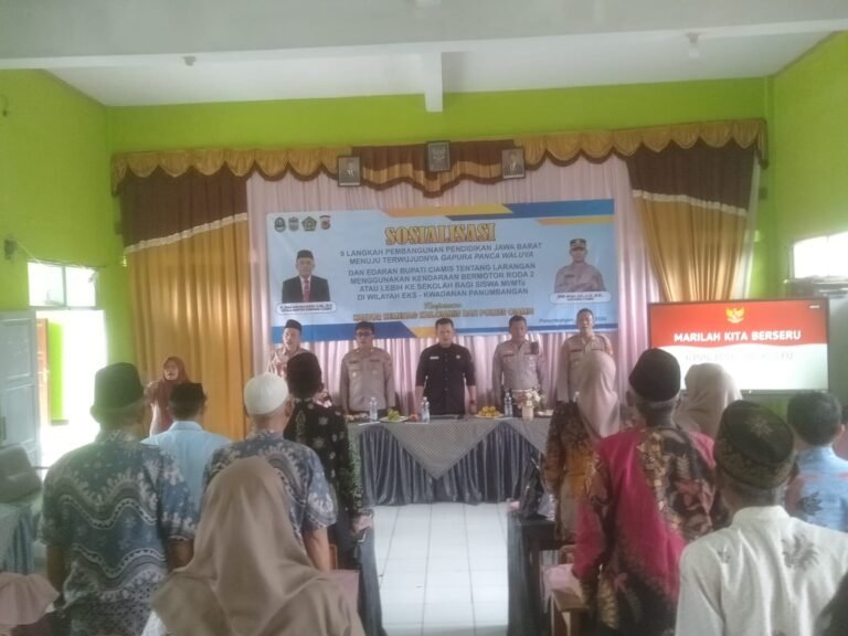 Polres Ciamis Dukung Penuh Pendidikan Aman dan Bermartabat, Kasat Binmas Tekankan Disiplin dan Pencegahan Perundungan di Sekolah