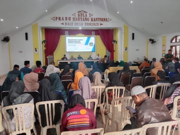 Polsek Panjaku Ikuti Sosialisasi Makan Bergizi Gratis Tingkat Kecamatan Panjalu