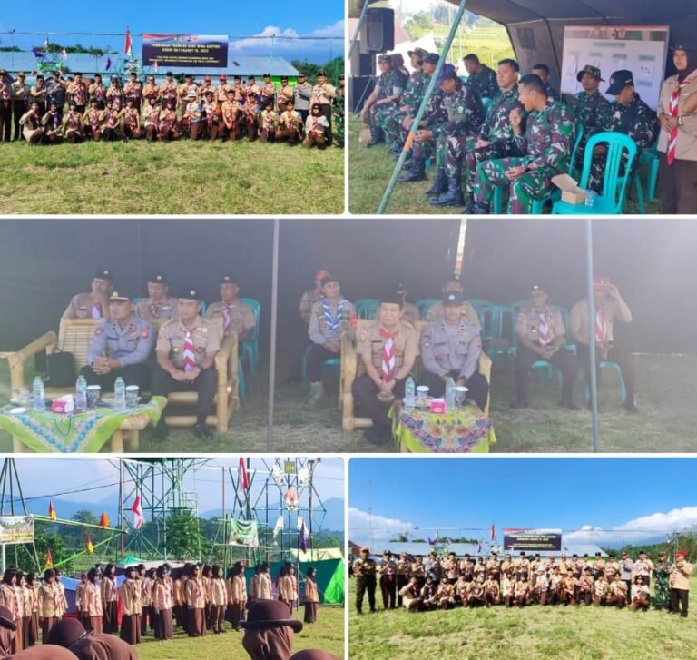 Upacara Pembukaan Persami Pramuka Saka Wira Kartika Kodim 0611/Garut Tahun Anggaran 2025 Berlangsung Khidmat