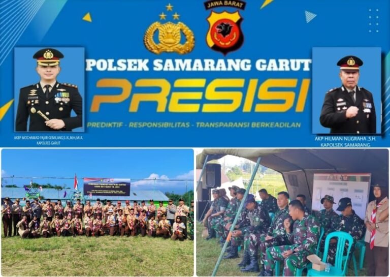 Upacara Pembukaan Persami Pramuka Saka Wira Kartika Kodim 0611/Garut Tahun Anggaran 2025 Berlangsung Khidmat