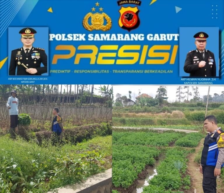 Polsek Samarang Ajak Masyarakat Waspada dan Tidak Terprovokasi Isu Hoaks, Dan Ketahanan Pangan