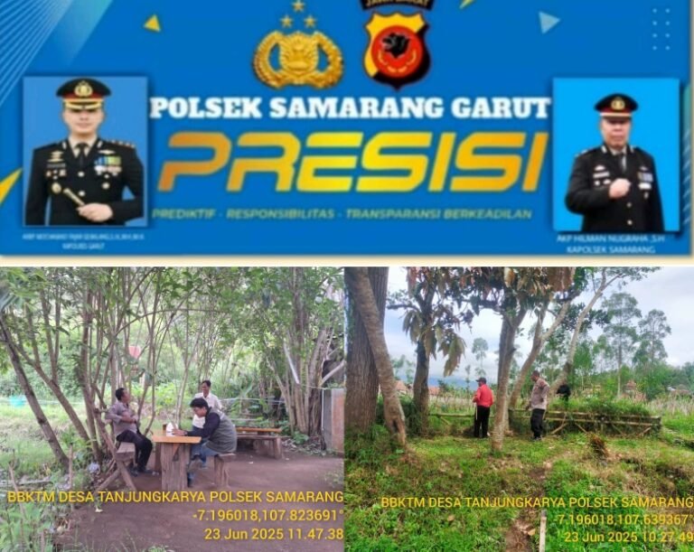 Polsek Samarang, Laksanakan Giat Ngariung Kamtibmas Di Desa Tanjungkarya.