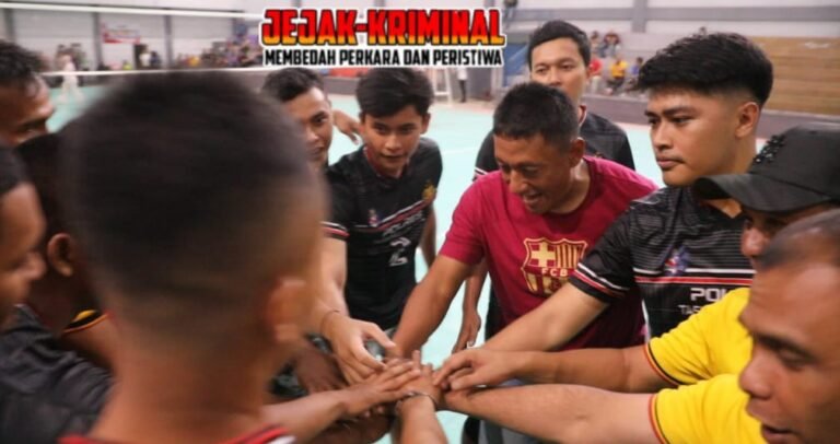 Semarak HUT Bhayangkara ke-79 Polres Tasikmalaya Kota Juara Turnamen Voli se-Priangan Timur, Siap Tanding di Kapolda Cup