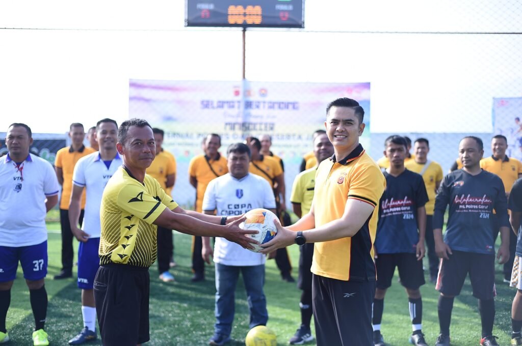 Semangat Soliditas! Turnamen Mini Soccer Antar Satker Polres Garut Semarakkan Hari Bhayangkara ke-79