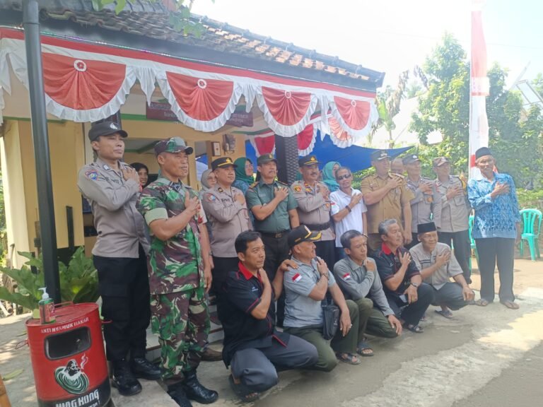 Polsek Lakbok Dorong Sinergi TNI-Polri dan Masyarakat Lewat Penilaian Lomba Satkamling Tingkat Polda Jabar