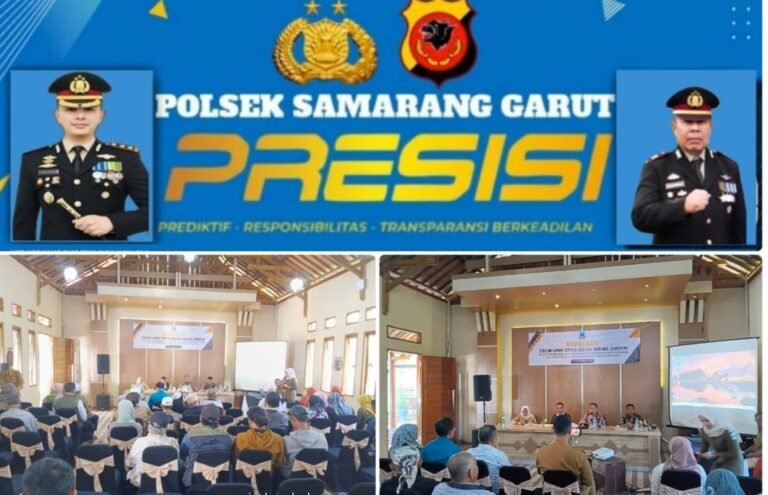 Kapolsek Samarang Hadiri Sosialisasi Sekolah Lapang Tematik dan Pelepasan Penyuluh Pertanian.