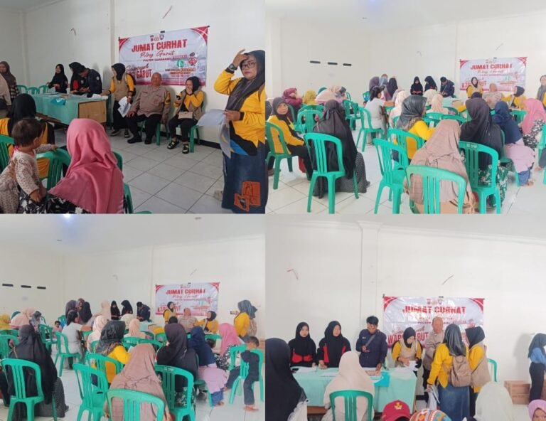 Polsek Samarang Lakukan Program Jum’at Curhat, Di Gelar di Kantor Desa Samarang.