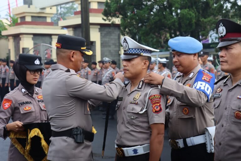 Kapolres Ciamis Pimpin Korps Rapot, Ada 69 Personel Naik Pangkat di Momen Hari Bhayangkara ke-79