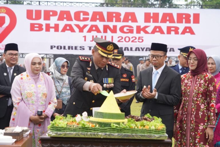 HUT Bhayangkara ke-79, Polres Tasikmalaya Kota Mantapkan Komitmen Polri yang Profesional, Humanis, dan Melayani