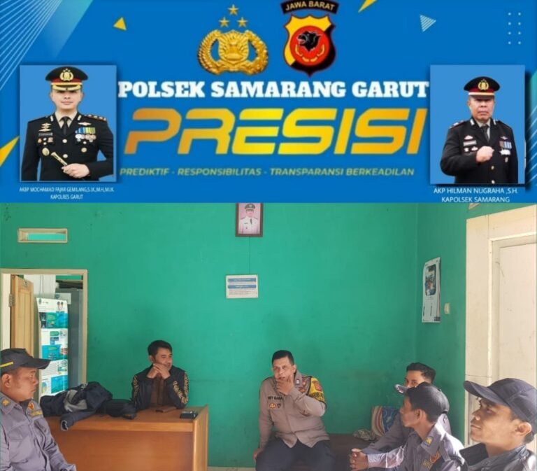 Giat Ngariung Kamtibmas Polsek Samarang Laksanakan Silaturahmi Bersama Warga Desa Tanjunganom.