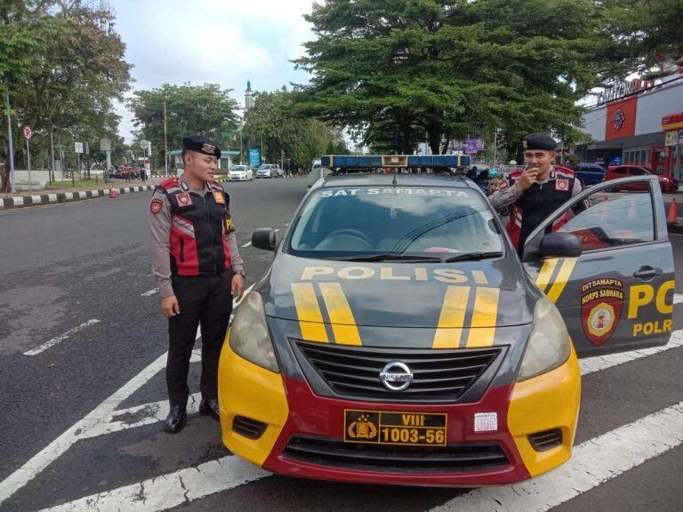 Perkuat Keamanan, Polres Ciamis Gencarkan Patroli Himbauan Kamtibmas di Ruang Publik