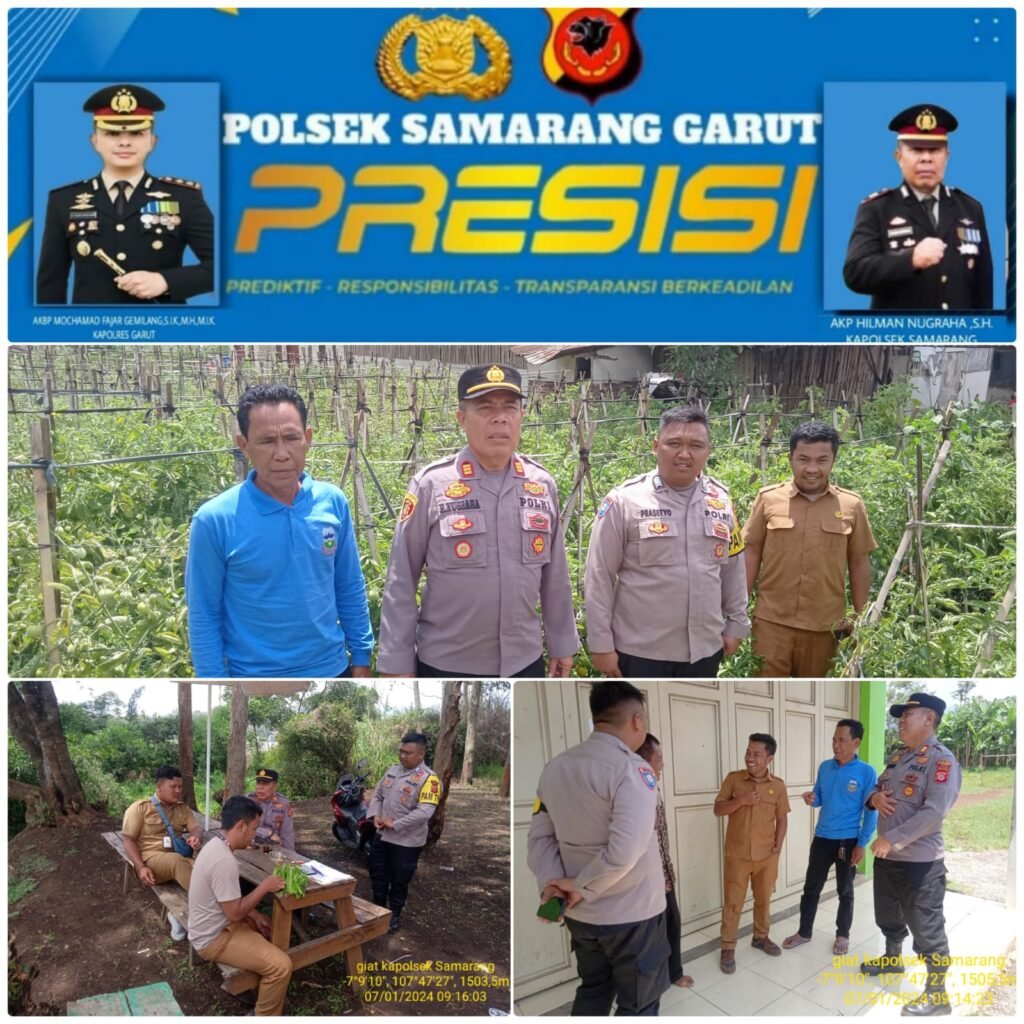 Giat Cooling System, Polsek Samarang Bersama Tokoh Masyarakat Desa Sirnasari.