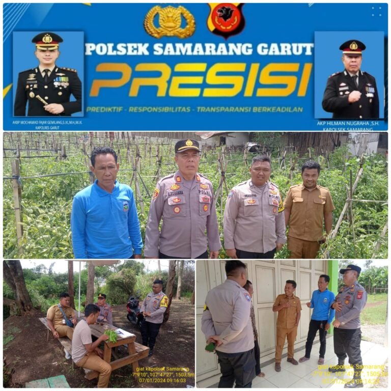 Giat Cooling System, Polsek Samarang Bersama Tokoh Masyarakat Desa Sirnasari.