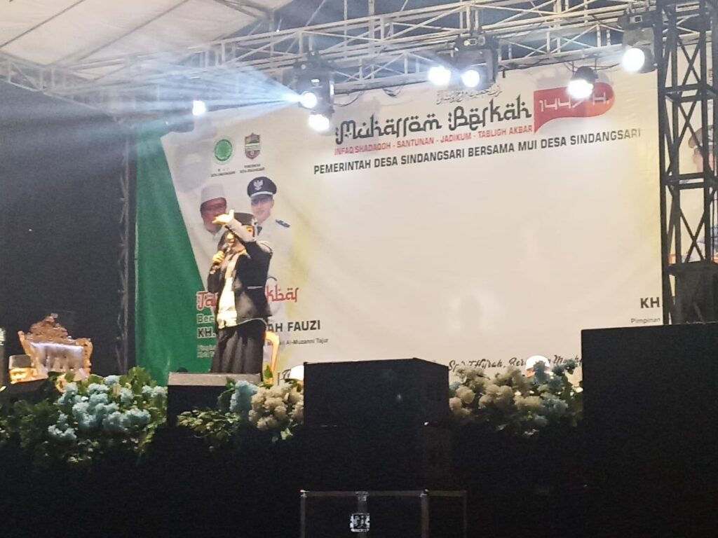 Polsek Kawali Polres Ciamis Ikuti Gebyar 1 Muharram 1447 H di Desa Sindangsari