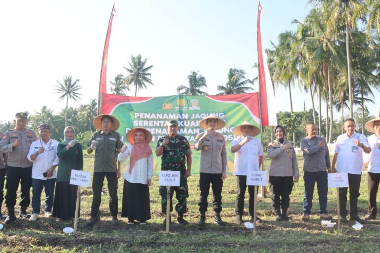 Polres Garut Launching Penanaman Jagung Serentak Kuartal III Tahun 2025