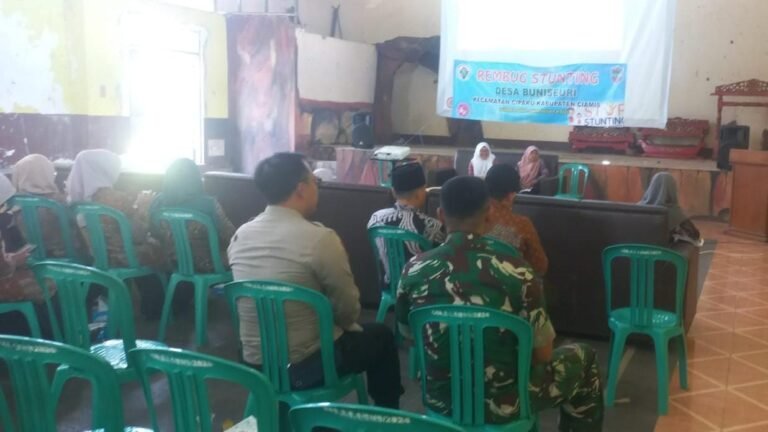 Polsek Cipaku Hadiri Rembug Stunting, Tegaskan Komitmen Jaga Kamtibmas di Tengah Program Kesehatan Masyarakat