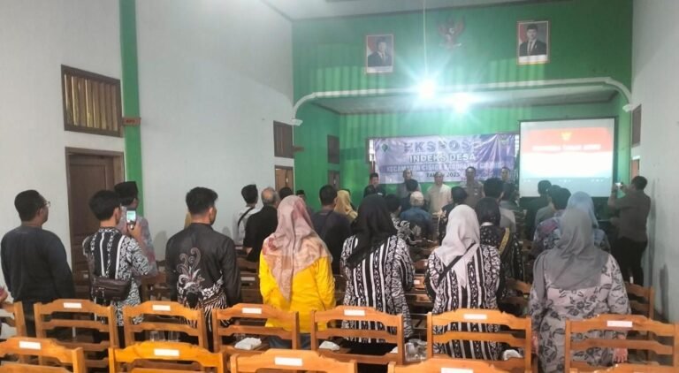 Polsek Cisaga Dukung Transparansi Dana Desa melalui Pengamanan Giat Ekspose Indeks Desa Kecamatan Cisaga Tahun 2025