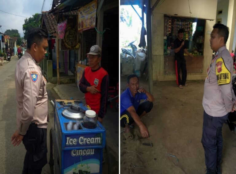 Bhabinkamtibmas Polsek Samarang Lakukan Sambang, Silaturahmi Kamtibmas Ke Warga Desa Sirnasari.