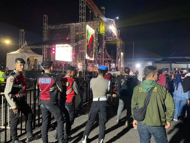 Polres Ciamis Amankan Konser NDX A.K.A. “Melepas Penat 2025,” Situasi Kondusif
