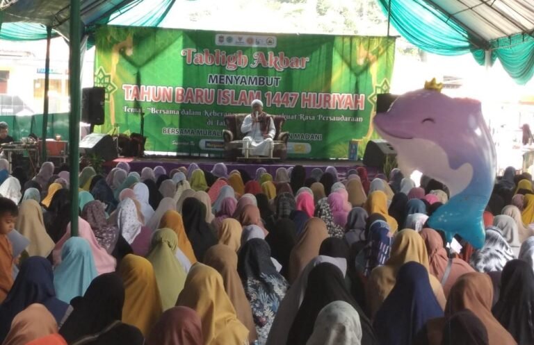 Polsek Cijeungjing Polres Ciamis Ikuti Gebyar Tahun Baru Islam 1447 H di Desa Pamalayan