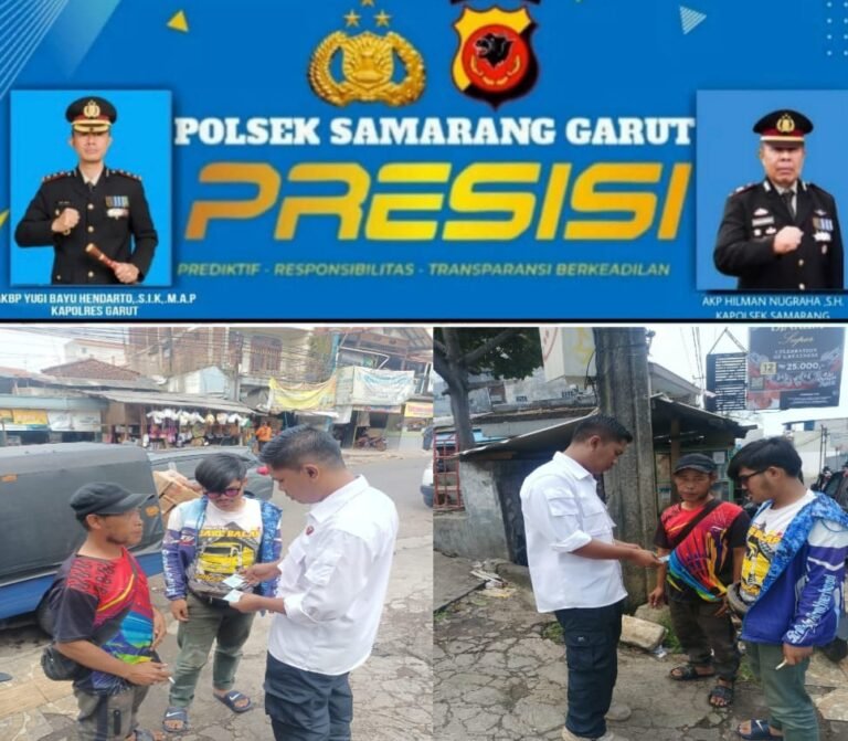 Unit Reskrim Polsek Samarang Gelar Operasi Premanisme dan Penertiban Retribusi Liar