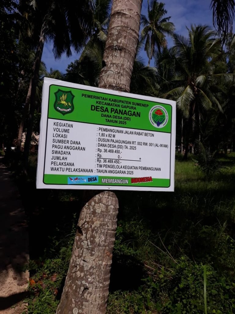 Pembangunan Jalan Rabat Beton di Desa Panagan Diduga Kurang Semen