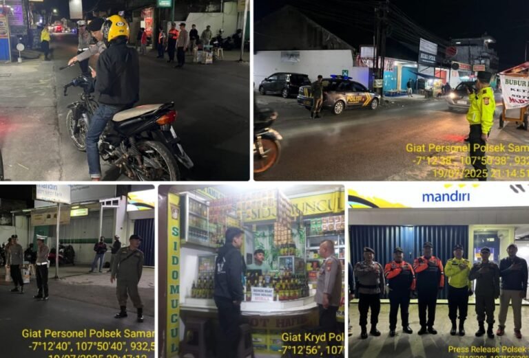 Polsek Samarang Bersama Forkopimcam Kec Samarang, Gelar Press Release Hasil Giat KRYD.