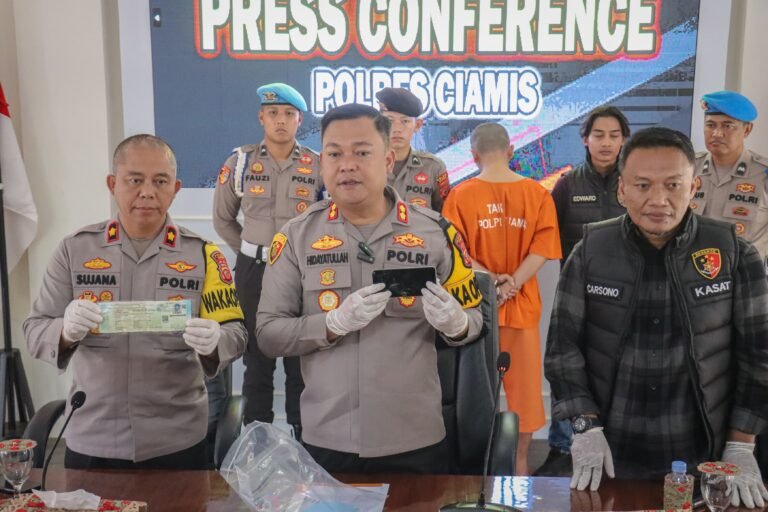 Polres Ciamis Ungkap Kasus Curas terhadap Driver Disabilitas, Kapolres Tegaskan Tak Ada Tempat Bagi Pelaku Kejahatan Kekerasan