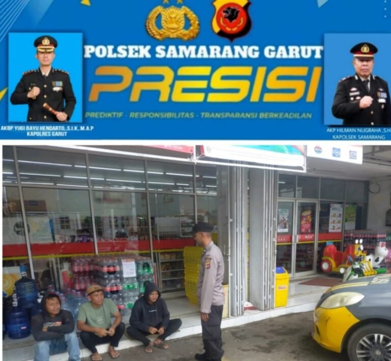 Giat Patroli KRYD Siang, Dalam Rangka Cipkon Kerawanan Di Wilayah Hukum Polsek Samarang