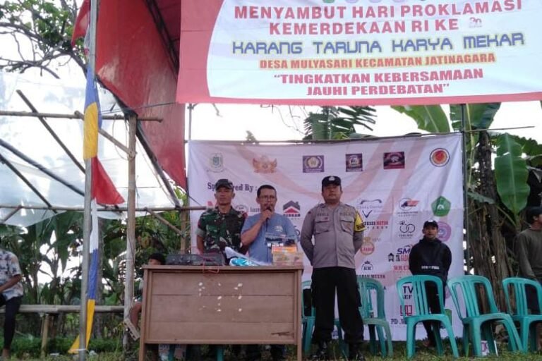 Polsek Kawali Kawal Keamanan Laga Sepak Bola HUT RI ke-80, Warga Apresiasi Kehadiran Polri di Tengah Masyarakat