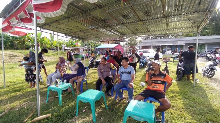 Polsek Pamarican Kawal Turnamen Voli PHBN di Desa Sidaharja, Kapolres Ciamis Tekankan Pentingnya Pengamanan Humanis